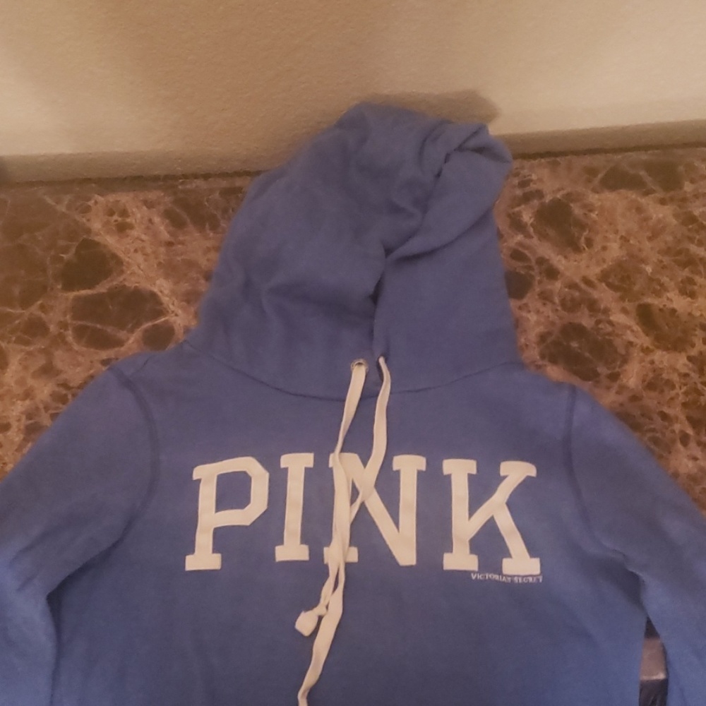 Victoria's Secret PINK hoodie, blue size xsmall